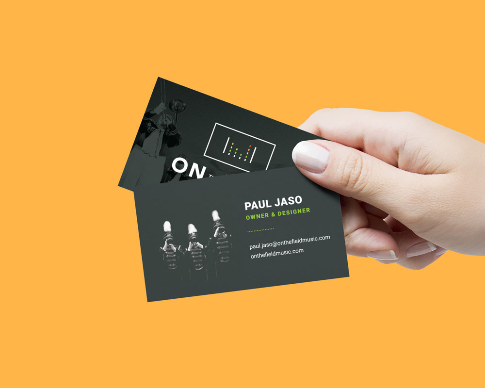 On the Field Music – Business Card image 1